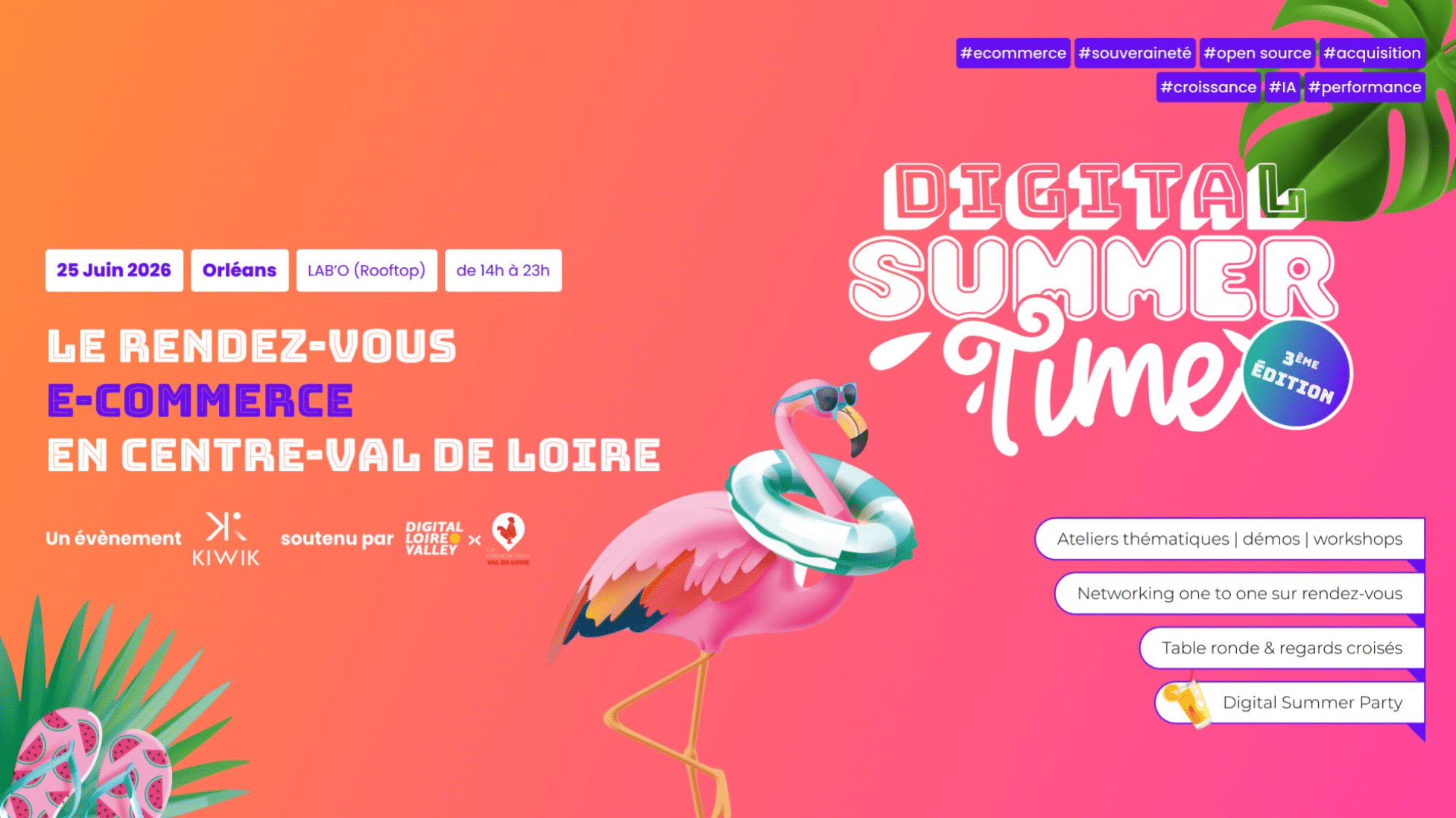 Digital Summer Time 2026 événement e-commerce en région Centre-Val De Loire